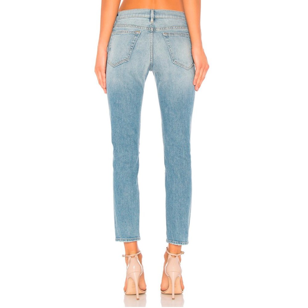 Frame Le Boy High Rise Ripped Jeans - Picture 2 of 8